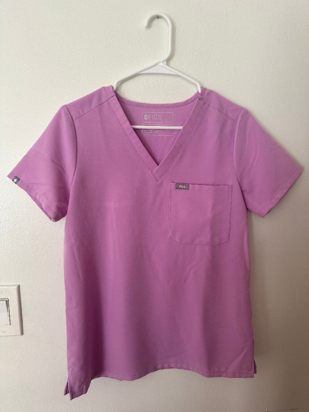 FIGS Scrub Set Dusk Purple - Catarina Top & Kade Cargo Pants PO# 1915 - Size XS - Picture 2 of 4